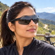 Rimless Shield Sport Sunglasses