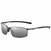 Rectangular Metal Sunglasses