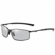 Rectangular Metal Sunglasses