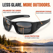 Polarized Wide-Temple Fishing Sunglasses