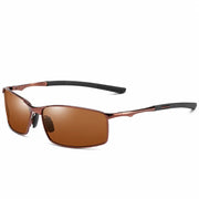 Rectangular Metal Sunglasses