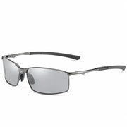 Rectangular Metal Sunglasses