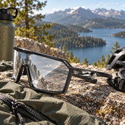 Photochromic Shield Cycling Glasses