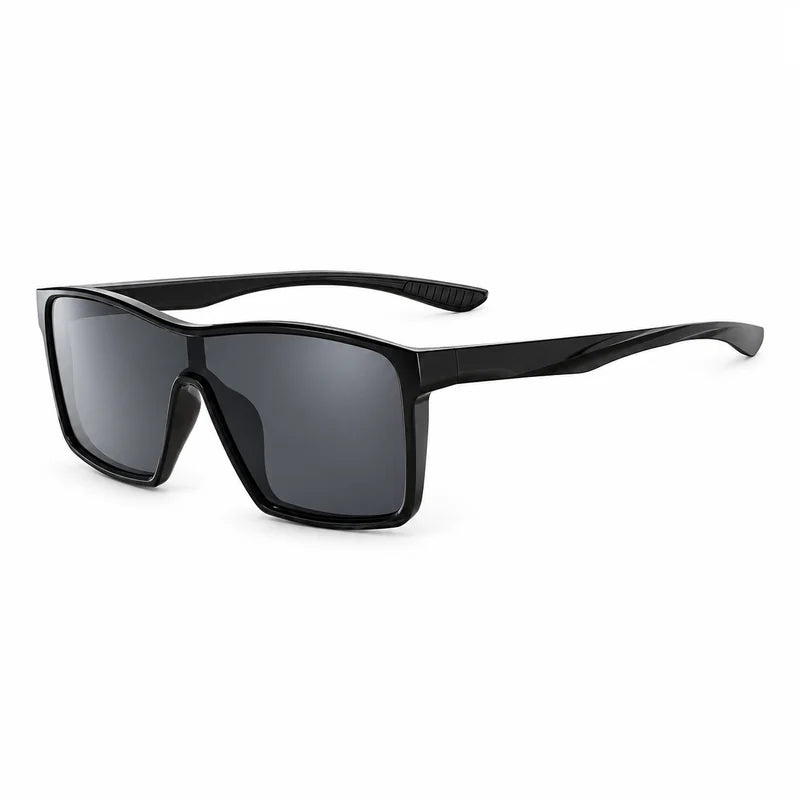 Polarized Single-Lens Sport Sunglasses