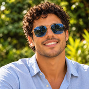 Slim Aviator Sunglasses