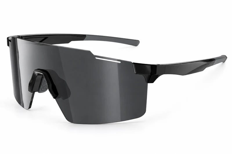 Vented Rimless Sport Sunglasses