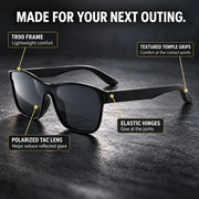 Polarized Single-Lens Outdoor Sunglasses