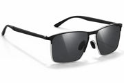 Rectangular Metal Sunglasses