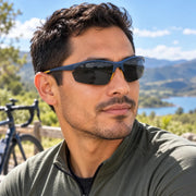 Half-Rim Sport Sunglasses