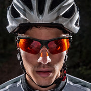 Polarized Half-Rim Sport Sunglasses