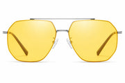 Yellow Lens Geometric Eyewear