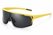 Flat-Top Shield Cycling Sunglasses