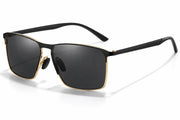 Rectangular Metal Sunglasses