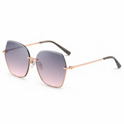 Geometric Metal Sunglasses