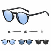 Photochromic Round Sunglasses