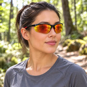 Half-Rim Sport Sunglasses