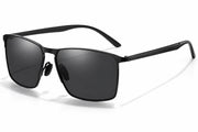 Rectangular Metal Sunglasses
