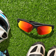 Polarized Half-Rim Sport Sunglasses