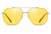Yellow Lens Geometric Eyewear