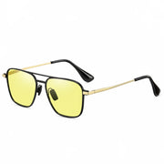 Double Bridge Metal Sunglasses