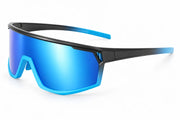 Flat-Top Shield Cycling Sunglasses