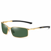 Rectangular Metal Sunglasses