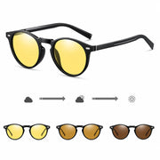Photochromic Round Sunglasses