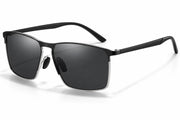 Rectangular Metal Sunglasses