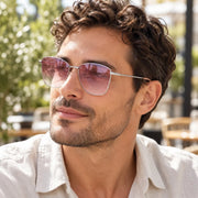 Gradient Metal Sunglasses