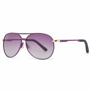 Color Lens Aviator Sunglasses