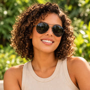Color Lens Aviator Sunglasses