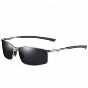 Rectangular Metal Sunglasses