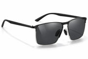 Rectangular Metal Sunglasses