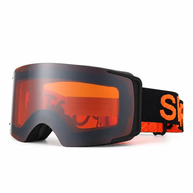 Magnetic Snow Goggles — Warm Tones
