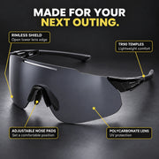 Rimless Shield Sport Sunglasses