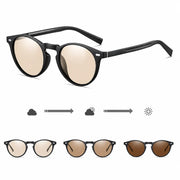 Photochromic Round Sunglasses