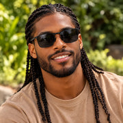 Rectangular Metal Sunglasses